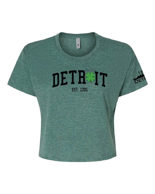 Detroit Lucky! - Short Sleeve Crop Top