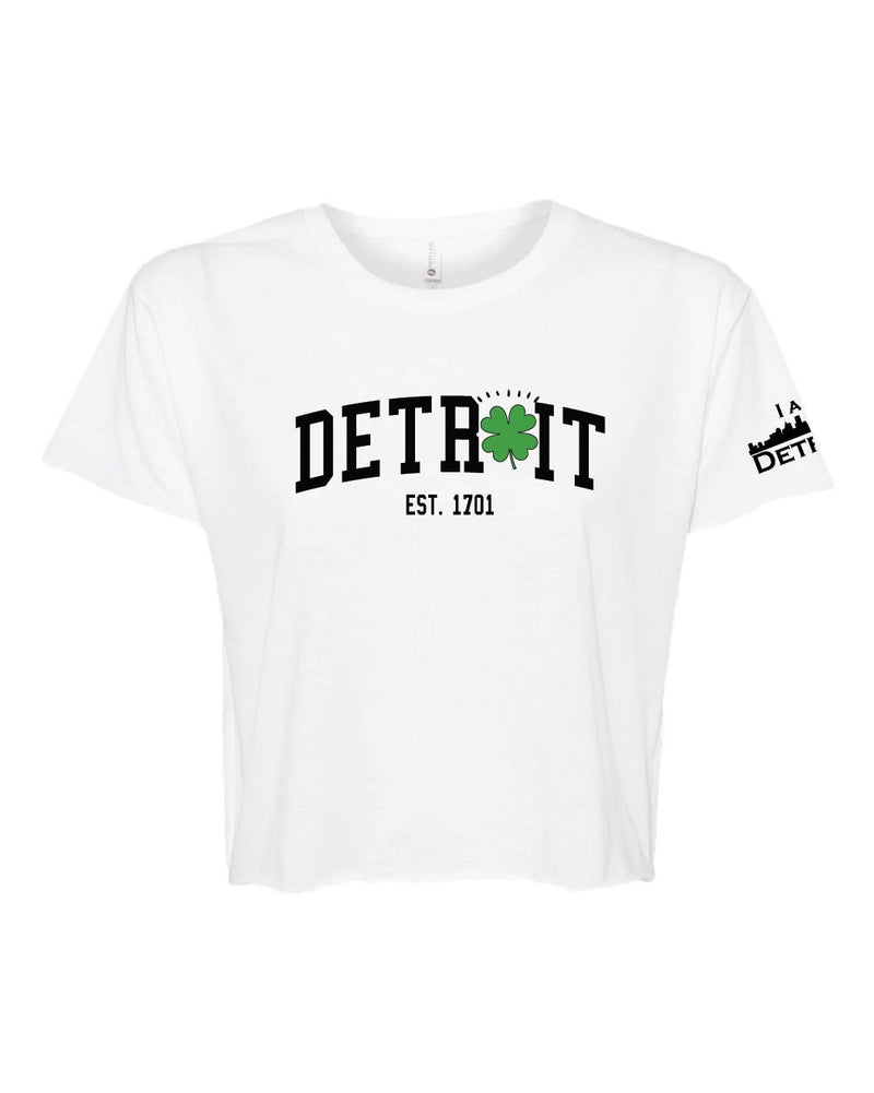Detroit Lucky! - Short Sleeve Crop Top