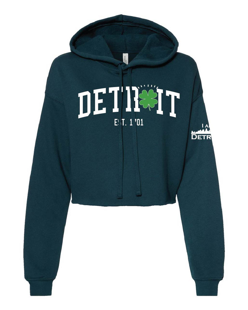 Detroit Lucky! - Crop Tops Hoodie