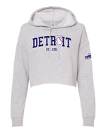 Detroit Opening Day! - Crop Top Hoodies