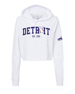 Detroit Opening Day! - Crop Top Hoodies