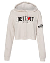 I Love Detroit - Crop Top Hoodie