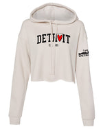 I Love Detroit - Crop Top Hoodie