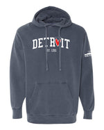 I Love Detroit - Red Heart Hoodie