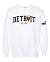 I Love Detroit - Red Heart Sweatshirt
