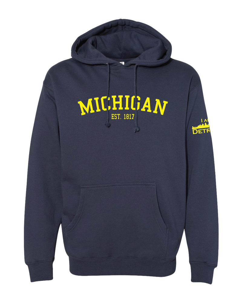Heavyweight Hooded Sweatshirt - Michigan