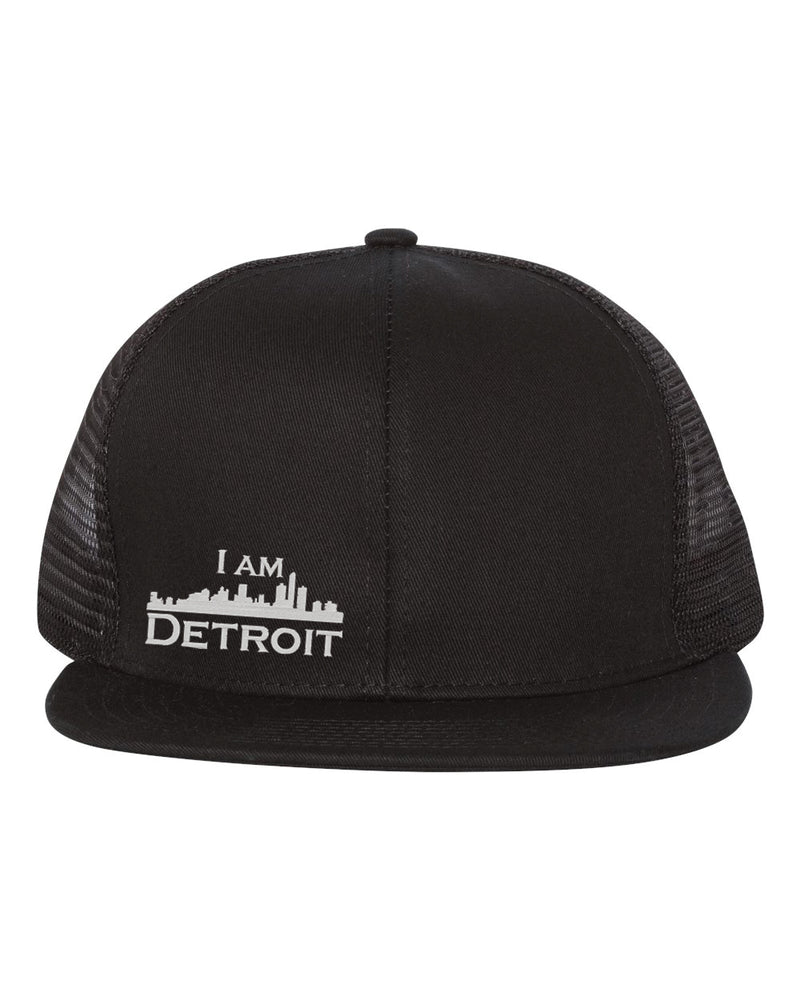 Midtown Mesh Trucker Snapback - Black